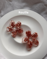 Maxi Recharges Boucles d’oreilles fleurs - pampilles en résine