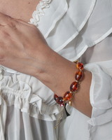 Bracelet Perles Olive – Ambré
