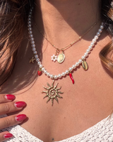 Collier Perles Blanches Charms à personnaliser