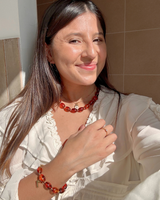 Bracelet Perles Olive – Ambré