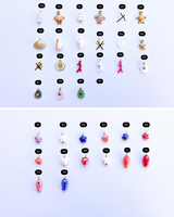 Collier Perles Blanches Charms à personnaliser