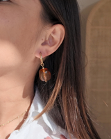 Recharges Boucles d'oreilles Alba - Big Perles Carrées