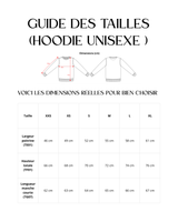 HOODIE des besos en blanc & écru