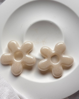 Maxi Recharges Boucles d’oreilles fleurs - pampilles en résine