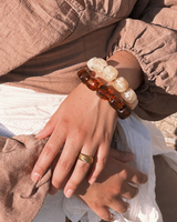 Bracelet Alba perles marbrées