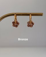 Mini Recharges Boucles d’oreilles fleurs - pampilles en résine