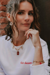 Collier à personnaliser - Aurélie – Chaîne & Pampilles au choix