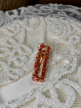 Barrette Rectangle – Attache Crocodile - 8 Coloris