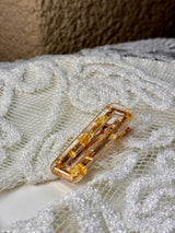 Barrette Rectangle – Attache Crocodile - 8 Coloris