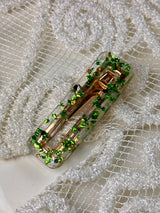 Barrette Rectangle – Attache Crocodile - 8 Coloris