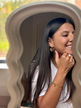 Boucles d’oreilles cœur – acétate de cellulose Léopard ou Mauve