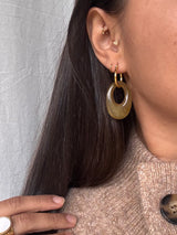 Boucles d’oreilles ovales - Acrylique