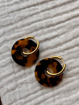 Boucles d’oreilles rondes - Acétate de Cellulose