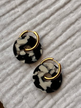 Boucles d’oreilles rondes - Acétate de Cellulose