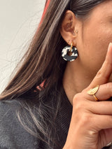 Boucles d’oreilles rondes - Acétate de Cellulose