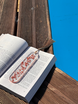 Marque page en Résine – Rouille & Éclats de Pierre