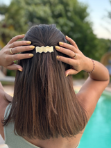 Barrettes Cheveux à la Française Courbée en Résine