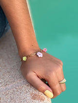 Bracelet à personnaliser - Aurélie – Chaîne & pampilles au choix