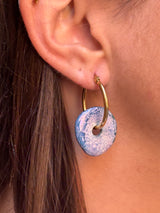 Boucles d’oreilles Ronde en Céramique - 4 coloris
