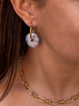 Boucles d’oreilles Ronde en Céramique - 4 coloris