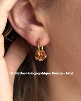 Recharges Boucles d’oreilles fleurs mini - pampilles en résine