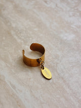 Bague personnalisée – Médaille à graver délicate