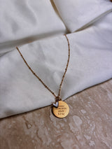 Collier personnalisé – médaille à graver