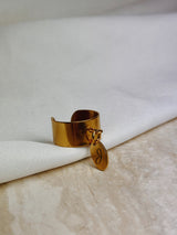 Bague personnalisée – Médaille à graver délicate