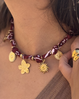 Collier Charms Bandana à personnaliser