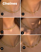 Collier à personnaliser - Aurélie – Chaîne & Pampilles au choix