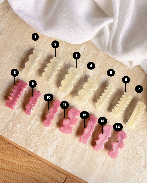 Barrettes Cheveux à la Française Courbée en Résine