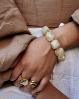Bracelet Alba perles marbrées