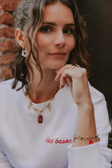 Collier à personnaliser - Aurélie – Chaîne & Pampilles au choix