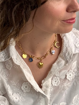 Collier à personnaliser - Aurélie – Chaîne & Pampilles au choix