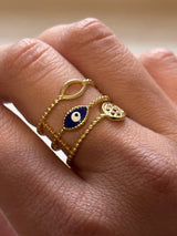 Bagues Œil protecteur- Ajustable en acier Inoxydable