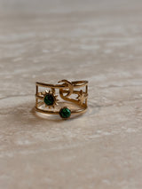 Bague Système solaire - Ajustable en acier Inoxydable