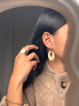 Boucles d’oreilles ovales - Acrylique