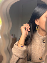 Boucles d’oreilles ovales - Acrylique