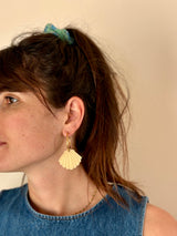 Boucles d’oreilles Coquillage – Vanille