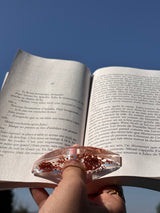 Bague de Lecture en Résine – Rouille & Éclats de Pierre - 4 Formes