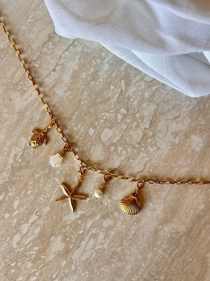 Collier à personnaliser - Aurélie – Chaîne & Pampilles au choix