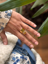 Bague personalisée : compose ta bague avec 1 à 3 pampilles