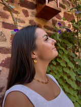 Boucles d’oreilles Fleur en Céramique Mini - 3 coloris