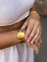 Joncs - Bracelet ajustable en acier inoxydable - 2 modèles