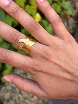 Bagues en acier inoxydable – Étoile de mer, Fleur, Gouttes ou Texturée