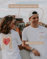 HOODIE des besos en blanc & écru