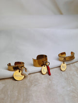 Bague personnalisée – Médaille à graver délicate