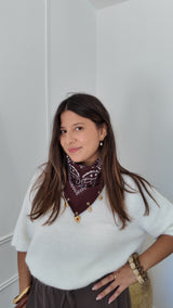 Foulard Bandana charms à personnaliser